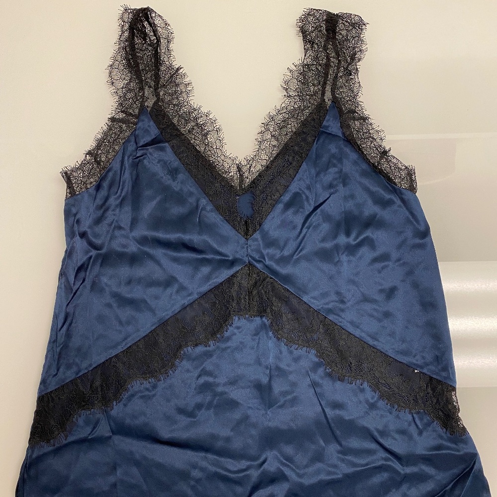 Silk + Lace Top